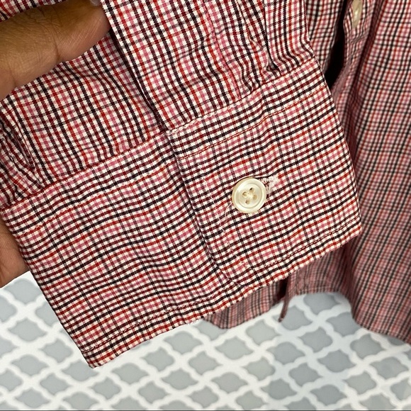 EUC Men’s J. Crew 80’s 2 ply Micro Checkered Shirt - Picture 7 of 8